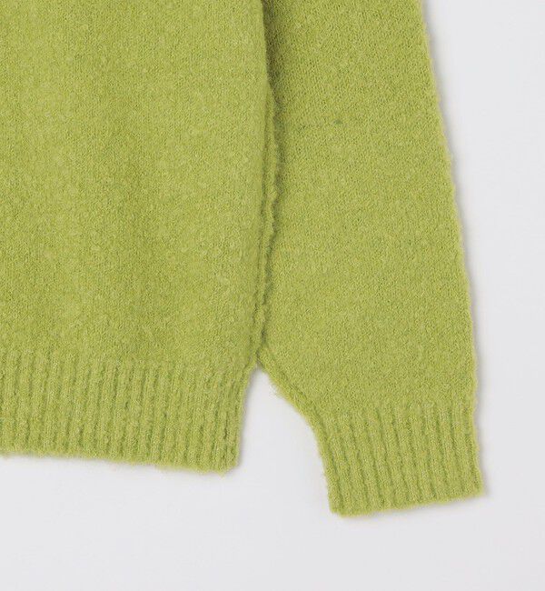 SHIPS「City Ambient Products:〈手洗い可能〉ループヤーン ワイドリブ Vネック ニット」|ニット・セーター|