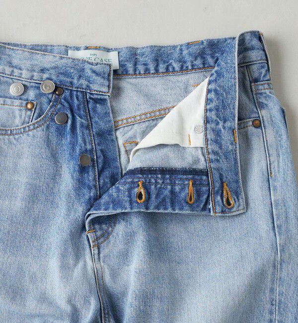 SHIPS for women「SHIPS NINE CASE:〈手洗い可能〉フロント スラント デニム」|デニム|