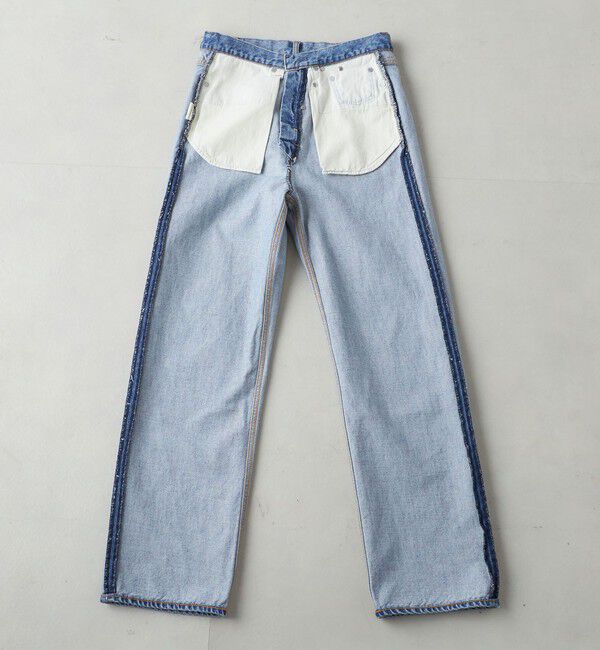 SHIPS for women「SHIPS NINE CASE:〈手洗い可能〉フロント スラント デニム」|デニム|