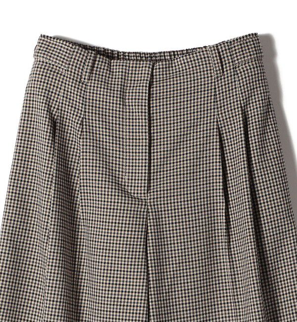 SHIPS Colors 「SHIPS Colors:〈手洗い可能〉 起毛 チェック サイドボタン ワイドパンツ」|その他|