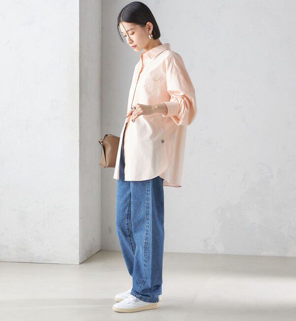 SHIPS for women「〈洗濯機可能〉ピン オックス 刺繍 シャツ」|シャツ・ブラウス|