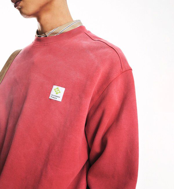 SHIPS「City Ambient Products: フロスト フェード スクエアロゴ スウェット」|スウェット・ジャージ|