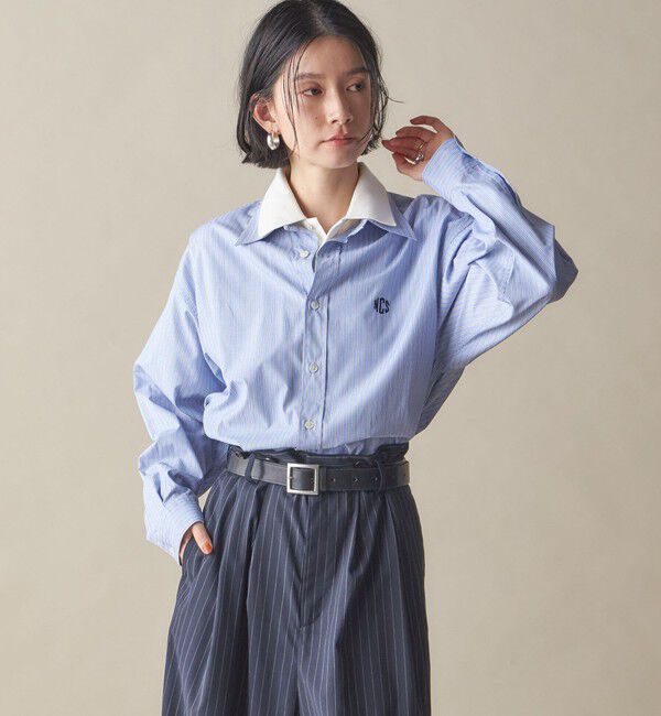 SHIPS for women「SHIPS NINE CASE:〈洗濯機可能〉レギュラーカラー シャツ」|シャツ・ブラウス|