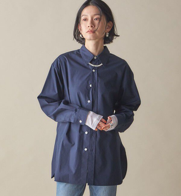 SHIPS for women「SHIPS NINE CASE:〈洗濯機可能〉レギュラーカラー シャツ」|シャツ・ブラウス|