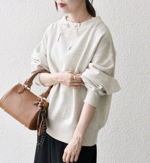 SHIPS any「SHIPS any:〈洗濯機可能〉USA コットン 裏起毛 ボトルネック プルオーバー」|スウェット・ジャージ|