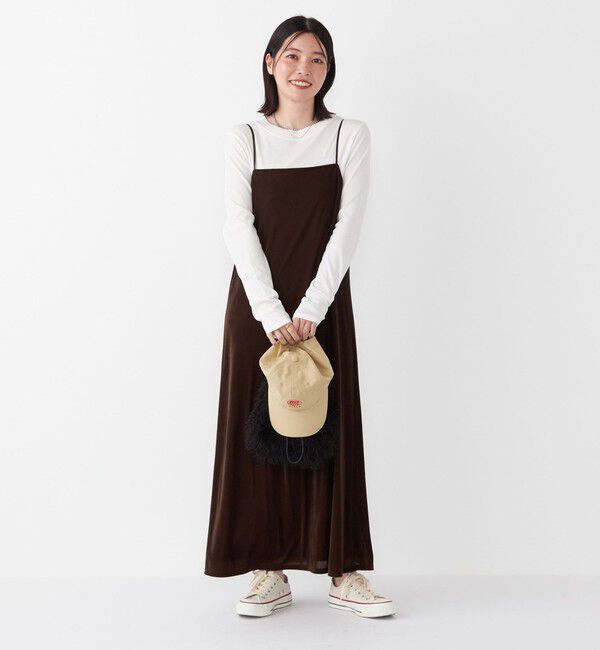 SHIPS Colors 「SHIPS Colors:〈手洗い可能〉シアー ドライ タッチ インナー TEE◇」|Tシャツ・カットソー|