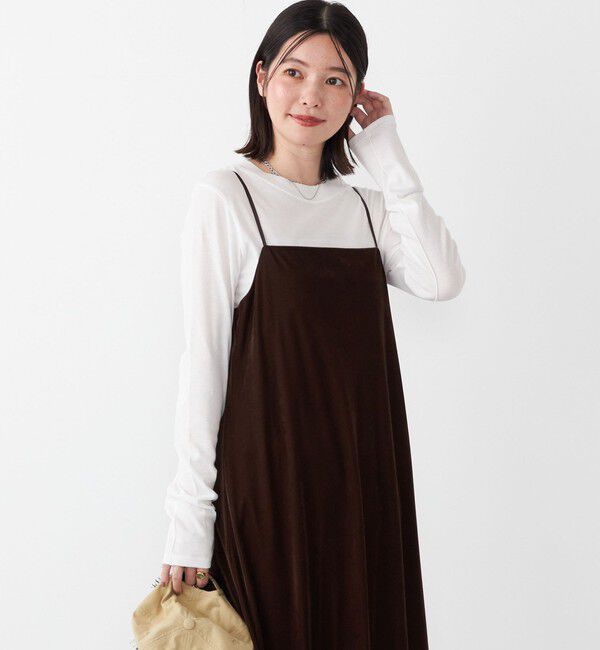 SHIPS Colors 「SHIPS Colors:〈手洗い可能〉シアー ドライ タッチ インナー TEE◇」|Tシャツ・カットソー|