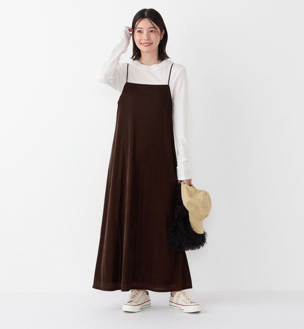 SHIPS Colors 「SHIPS Colors:〈手洗い可能〉シアー ドライ タッチ インナー TEE◇」|Tシャツ・カットソー|