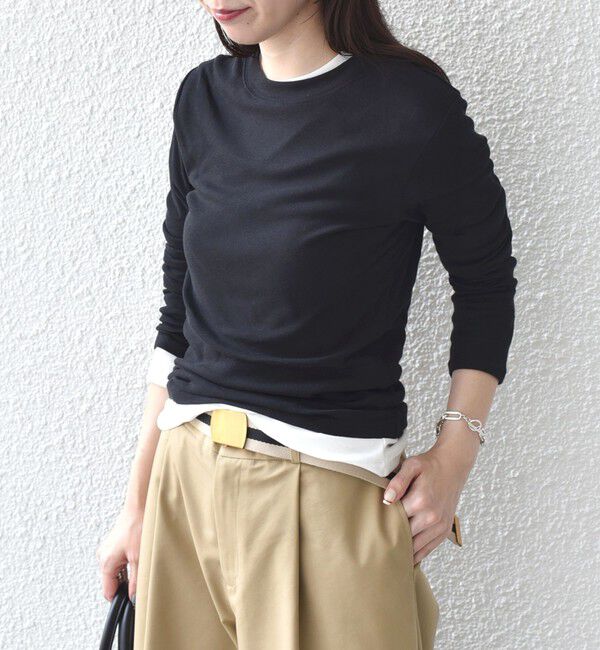 SHIPS Colors 「SHIPS Colors:〈手洗い可能〉シアー ドライ タッチ インナー TEE◇」|Tシャツ・カットソー|