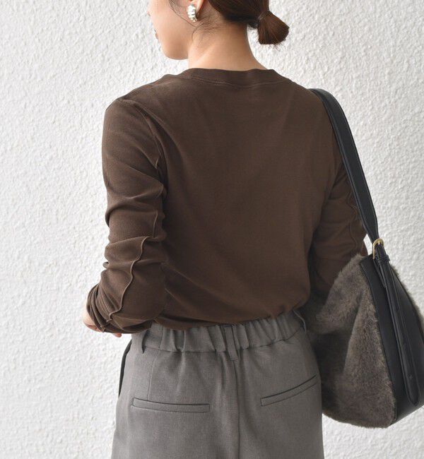 SHIPS Colors 「SHIPS Colors:〈手洗い可能〉シアー ドライ タッチ インナー TEE◇」|Tシャツ・カットソー|