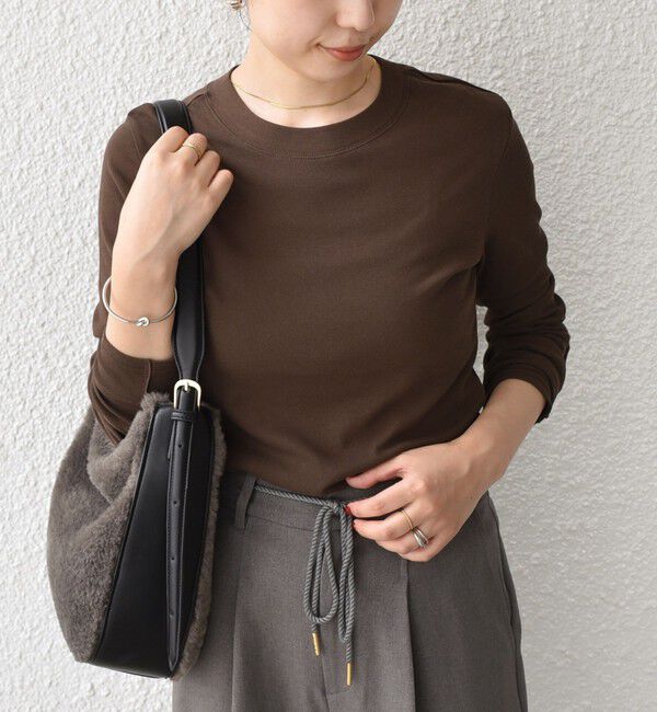 SHIPS Colors 「SHIPS Colors:〈手洗い可能〉シアー ドライ タッチ インナー TEE◇」|Tシャツ・カットソー|