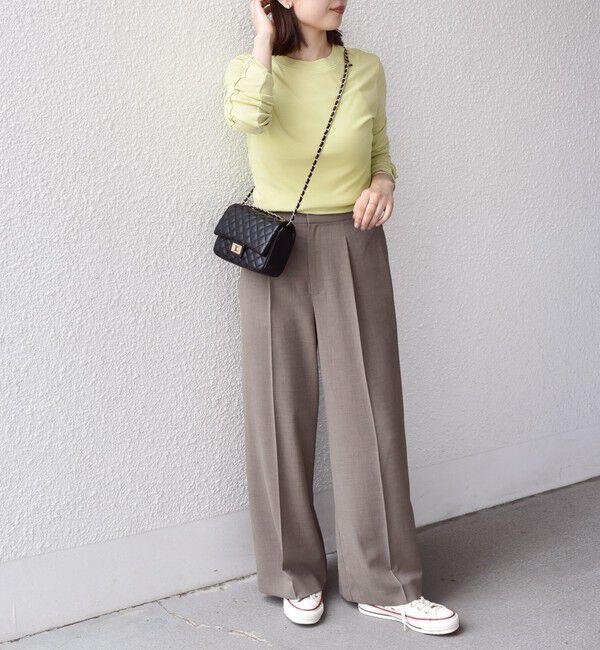 SHIPS Colors 「SHIPS Colors:〈手洗い可能〉シアー ドライ タッチ インナー TEE◇」|Tシャツ・カットソー|