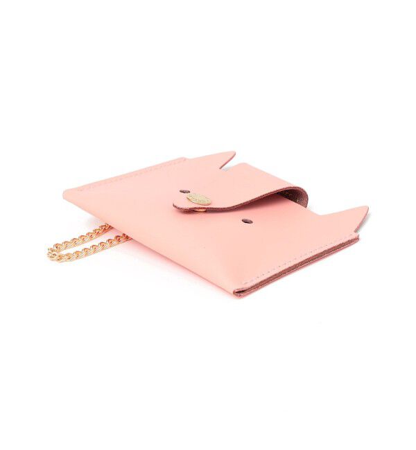 SHIPS any「VICE VERSA: キャット モチーフ レザー カードケース」|名刺入れ・カードケース|