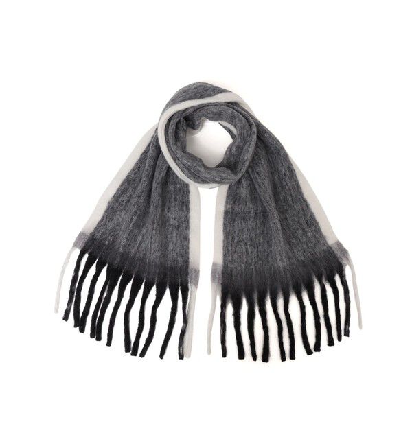 SHIPS any「SHIPS any:〈手洗い可能〉ボリューム シャギー スイッチ マフラー (ユニセックス)◇」|マフラー|