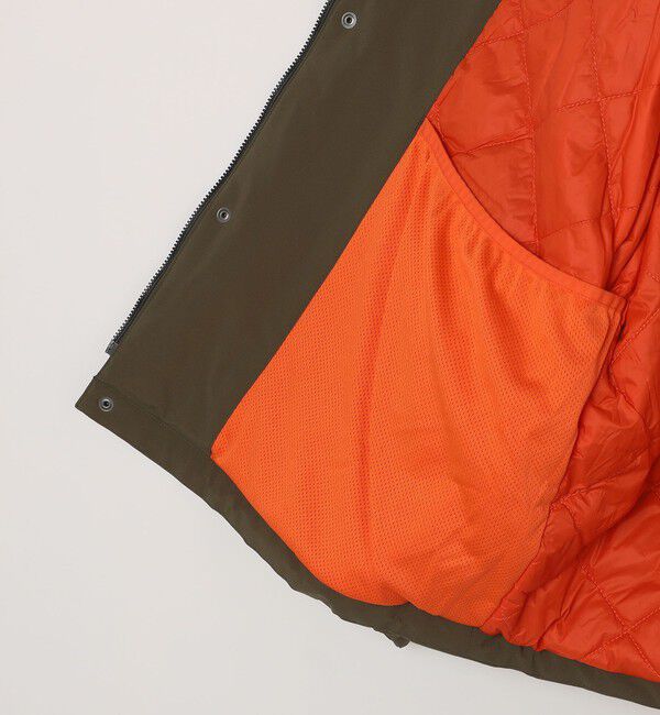 SHIPS any「SHIPS any:〈撥水/防風等〉多機能 中綿 2トーン スタンド ブルゾン 25AW◇」|ダウン|