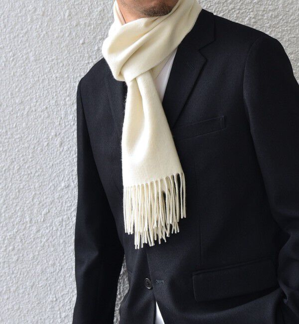 SHIPS any「SHIPS any: カシミヤ ソリッド マフラー 25AW」|マフラー|