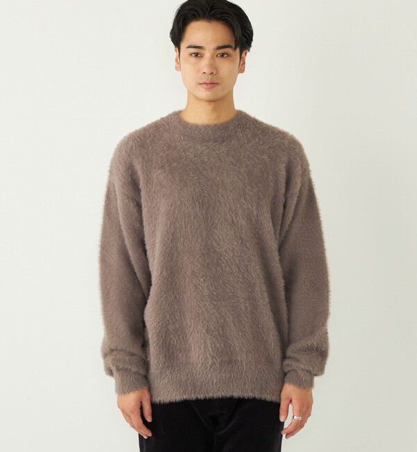 SHIPS Colors 「SHIPS Colors:〈手洗い可能〉シャギー クルーネック ニット」|ニット・セーター|