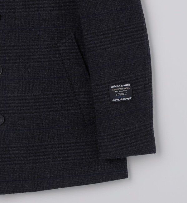 SHIPS Colors 「SHIPS Colors:ホロウ ウール シングルピーコート」|ピーコート|