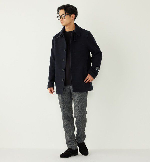 SHIPS Colors 「SHIPS Colors:ホロウ ウール シングルピーコート」|ピーコート|