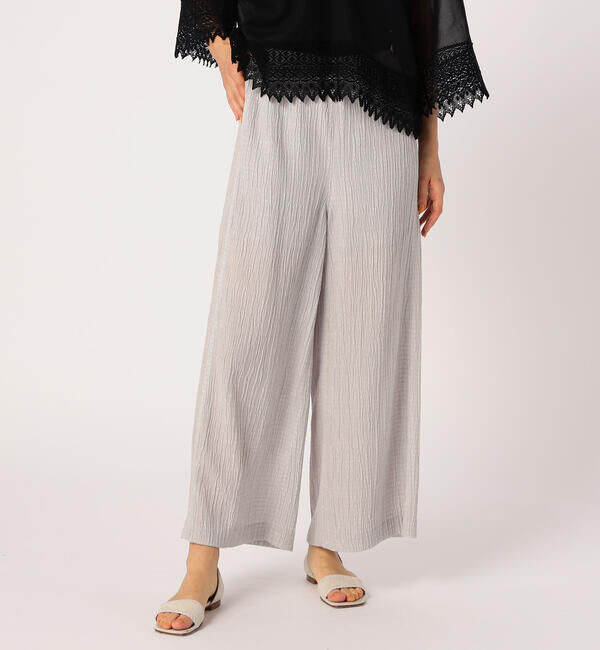 Ballsey「カールマイヤー イージーワイドパンツ」|その他|13 ライトグレー