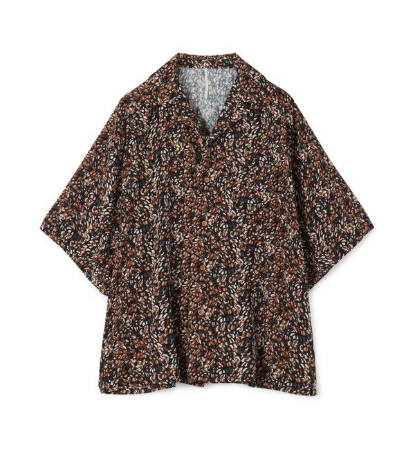 TOMORROWLAND BUYING WEAR「【別注】m's braque レーヨン オープンカラー ハーフスリーブシャツ」|シャツ・ブラウス|44 ブラウン系