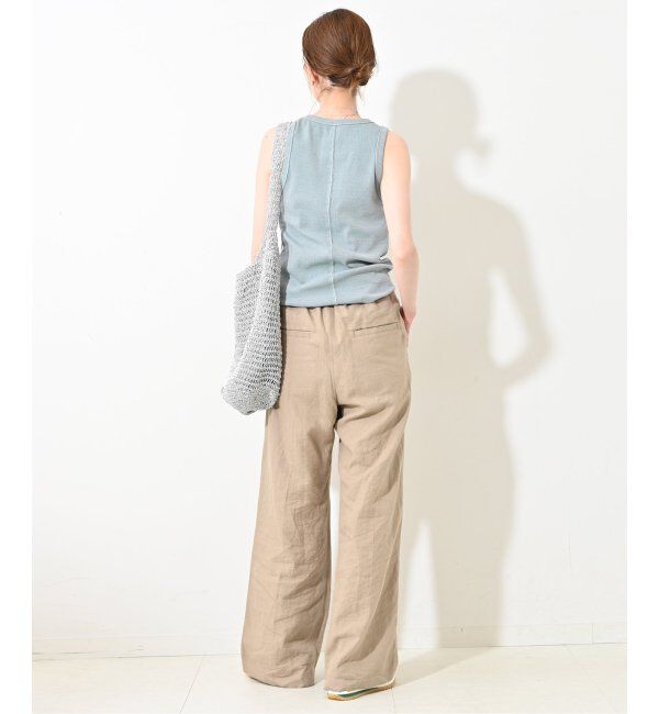 SLOBE IENA「コットンテレコアメスリ」|タンクトップ|