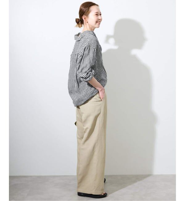 SLOBE IENA「《追加》リネンコットンレギュラーシャツ」|シャツ・ブラウス|