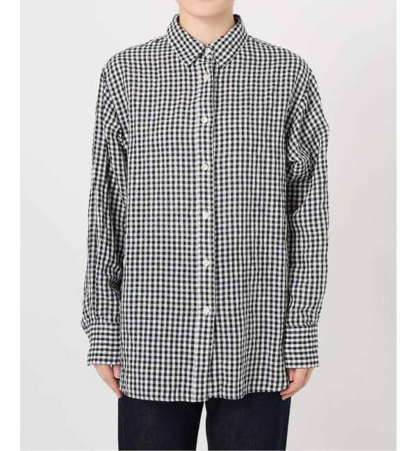 SLOBE IENA「《追加》リネンコットンレギュラーシャツ」|シャツ・ブラウス|