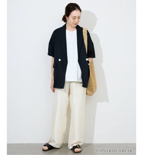 SLOBE IENA「《追加》CONTROL FREAK ペーパークロッシェバッグ 244-410503」|ショルダー・メッセンジャー|