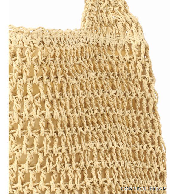 SLOBE IENA「《追加》CONTROL FREAK ペーパークロッシェバッグ 244-410503」|ショルダー・メッセンジャー|