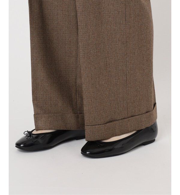 IENA「ガンクラブチェックパンツ」|スラックス|