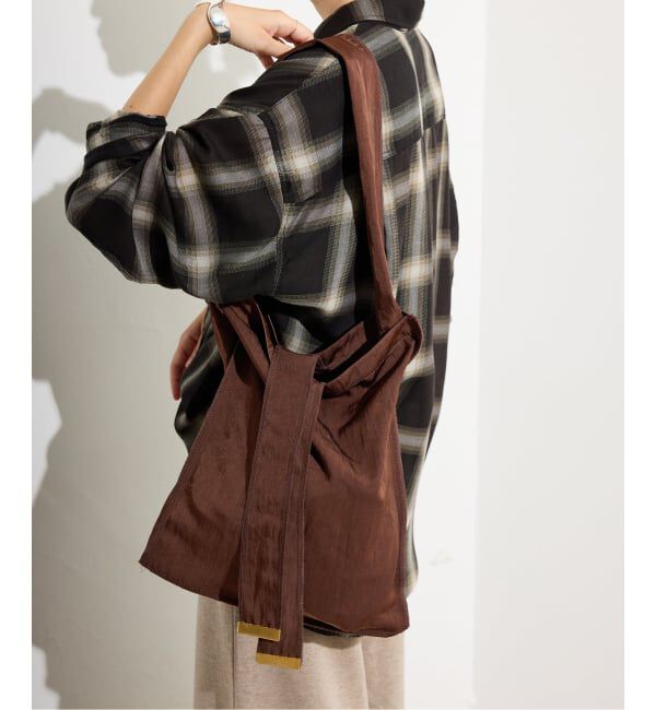 SLOBE IENA「《追加3》ITTI/イッチ SLOBE別注 TOTE M」|トートバッグ|ブラウン