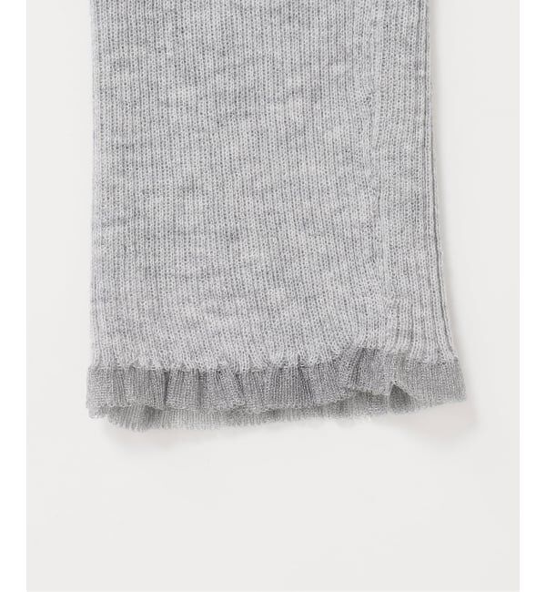 SLOBE IENA「シアーフリルリブニット」|ニット・セーター|