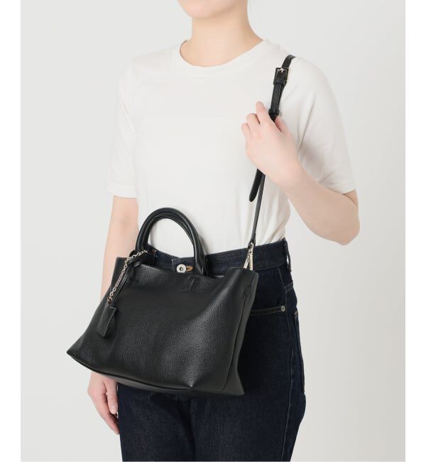 SLOBE IENA「《WEB限定/追加5予約》SLOBE レザートートバッグ」|トートバッグ|