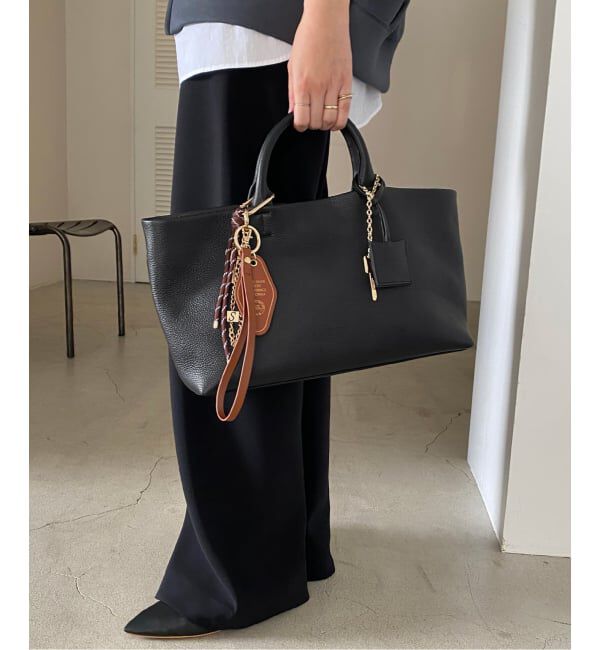 SLOBE IENA「《WEB限定/追加5予約》SLOBE レザートートバッグ」|トートバッグ|