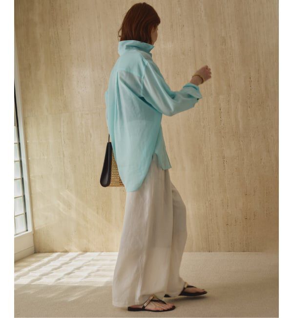 VERMEIL par iena「《予約》Airy Ramie Over シャツ」|シャツ・ブラウス|