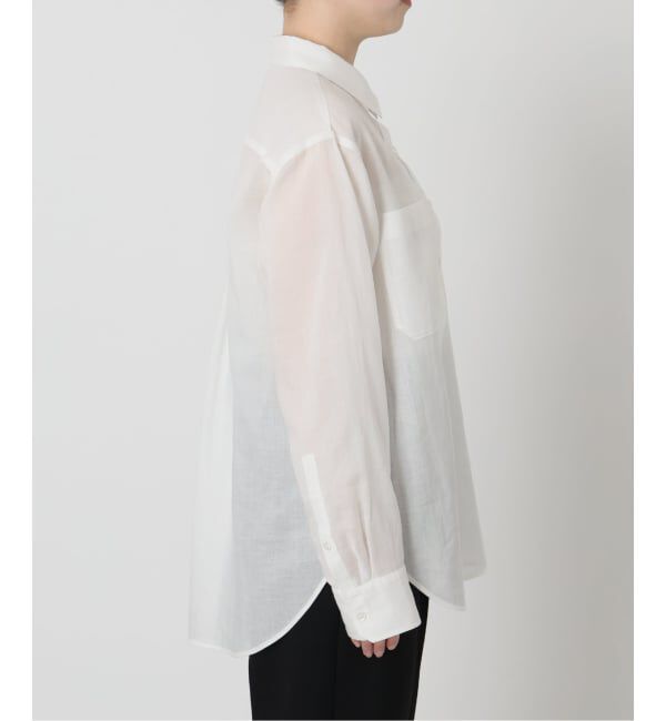 VERMEIL par iena「《予約》Airy Ramie Over シャツ」|シャツ・ブラウス|