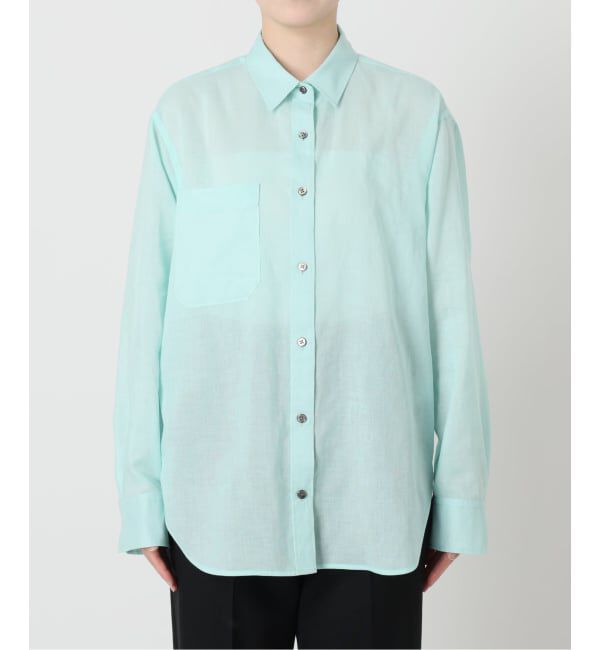 VERMEIL par iena「《予約》Airy Ramie Over シャツ」|シャツ・ブラウス|