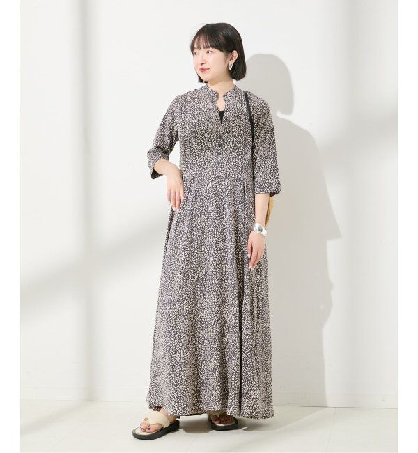 journal standard L'essage「《追加》《別注》【LUSANA / ルサーナ】CARL MAXI DRESS：ワンピース」|ワンピース|