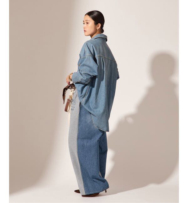 journal standard L'essage「《別注》【INSCRIRE*LEE*LESSAGE】ドッキングパンツ：デニム」|デニム|