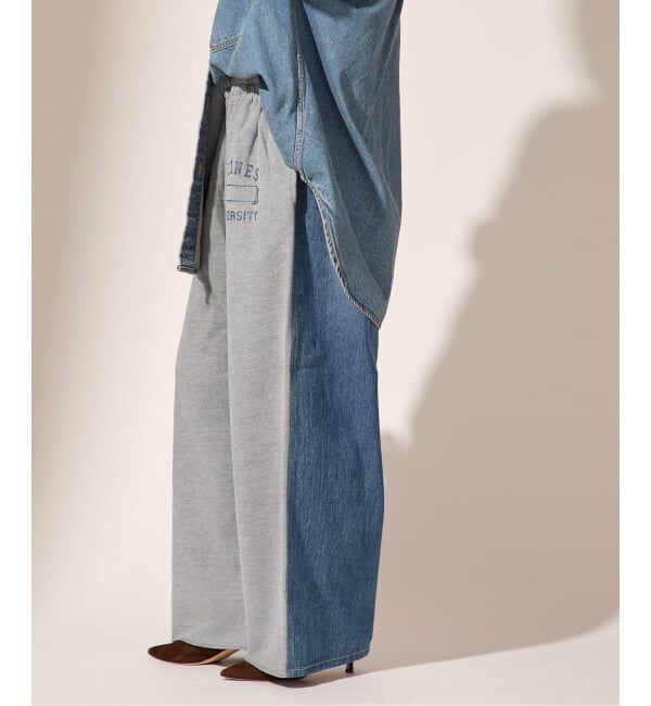 journal standard L'essage「《別注》【INSCRIRE*LEE*LESSAGE】ドッキングパンツ：デニム」|デニム|