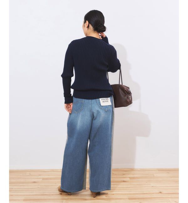 journal standard L'essage「《別注》【INSCRIRE*LEE*LESSAGE】ドッキングパンツ：デニム」|デニム|