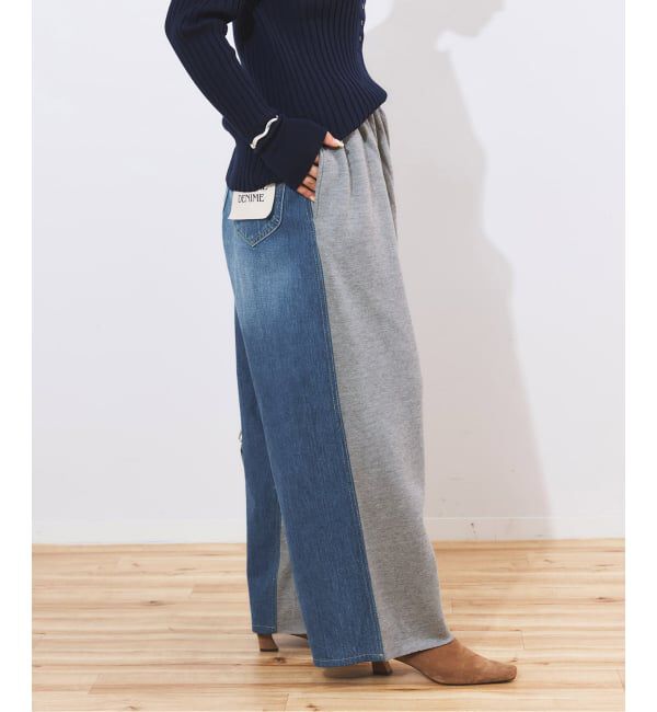 journal standard L'essage「《別注》【INSCRIRE*LEE*LESSAGE】ドッキングパンツ：デニム」|デニム|