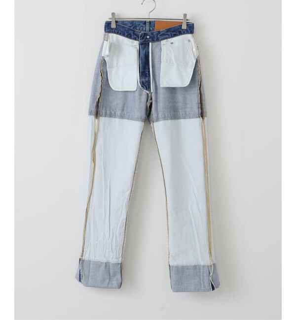 journal standard L'essage「【INSCRIRE /アンスクリア】 Wide Roll Up Straight：デニム」|デニム|