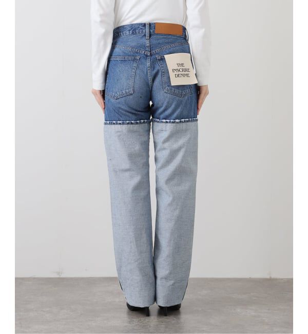 journal standard L'essage「【INSCRIRE /アンスクリア】 Wide Roll Up Straight：デニム」|デニム|