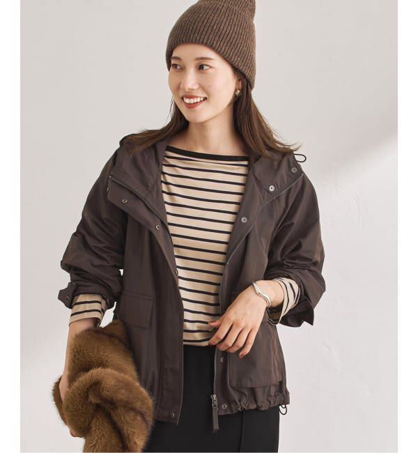 FRAMeWORK「≪洗濯機洗い可≫撥水メモリーウェザーHOODIEブルゾン」|その他|