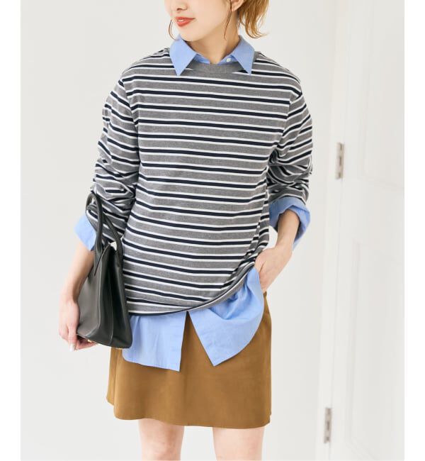 Spick and Span「マルチボーダーTシャツ」|Tシャツ・カットソー|