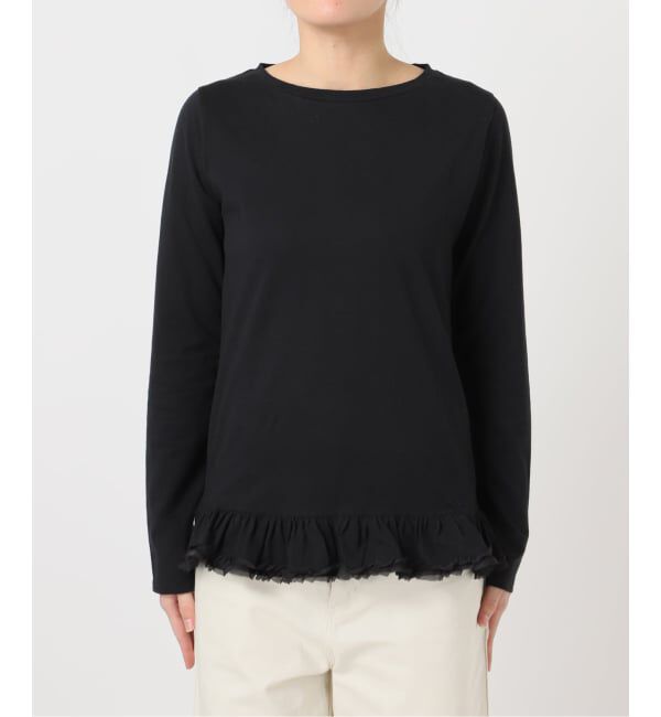 U by SPICK&SPAN「フリルミディカットトップス」|Tシャツ・カットソー|