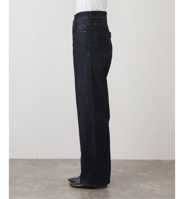  「【洗える】YANUK/ヤヌーク LILITH Wide Straight Indigo」|デニム|