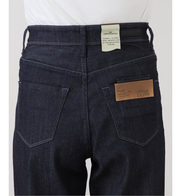  「【洗える】YANUK/ヤヌーク LILITH Wide Straight Indigo」|デニム|